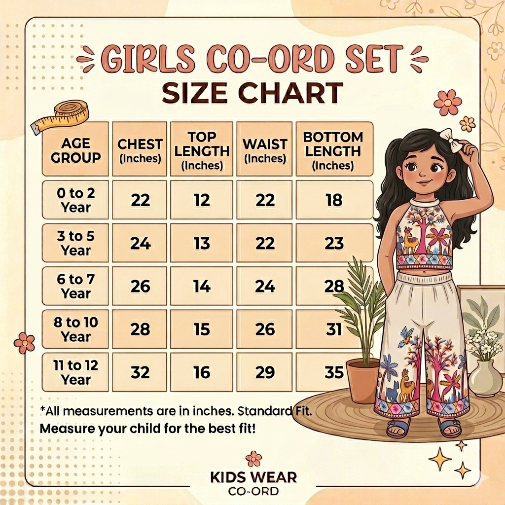 Palm Girls Khadi Cotton Embroidery Outfit